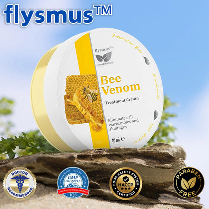 ✅flysmus™ Лечебен крем с пчелна отрова🐝: Лечение на екзема, псориазис, акне, розацея, гъбични инфекции, брадавици