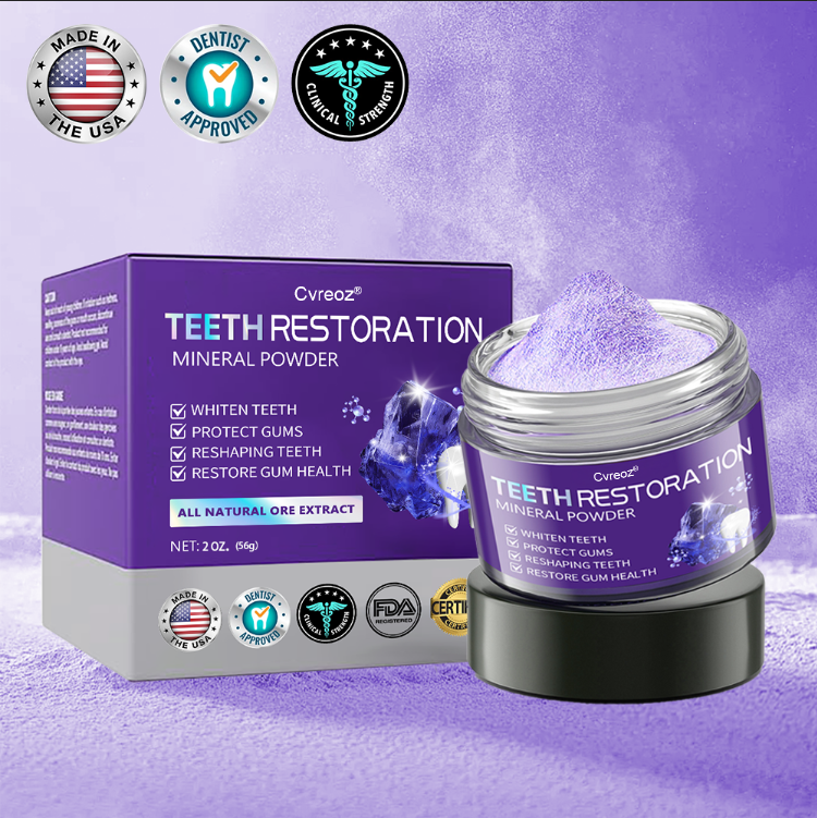 Cvreoz® (ADA recommended) Teeth Restoration Mineral Powder (🦷𝐋𝐢𝐦𝐢𝐭𝐞𝐝 𝐭𝐢𝐦𝐞 𝐝𝐢𝐬𝐜𝐨𝐮𝐧𝐭 𝐋𝐚𝐬𝐭 𝟑𝟎 𝐦𝐢𝐧𝐮𝐭𝐞𝐬🦷)💎