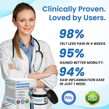 Крем за облекчаване на болка с магнезий Timilk® EnduraHeal (лекува артрит, невропатия, ревматизъм, спортни травми и други)
