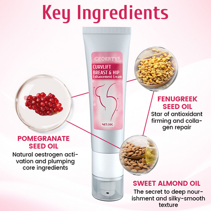 Крем за уголемяване на бюста и ханша Ceoerty® CurvLift