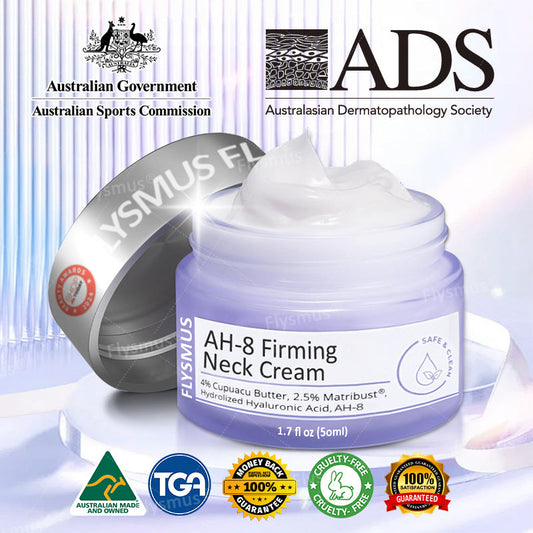🌴🎁Vyrobené a dodané z Austrálie - Flysmus® AH-8 krém na sťahovanie a lifting krku - POSLEDNÝ DEŇ ZĽAVA 70%